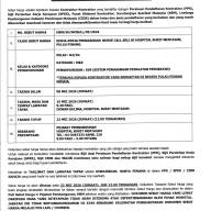 Iklan Sebut Harga Bagi Kerja-Kerja Pemasangan Nurse Call Bell Di Hospital Bukit Mertajam,Pulau Pinang