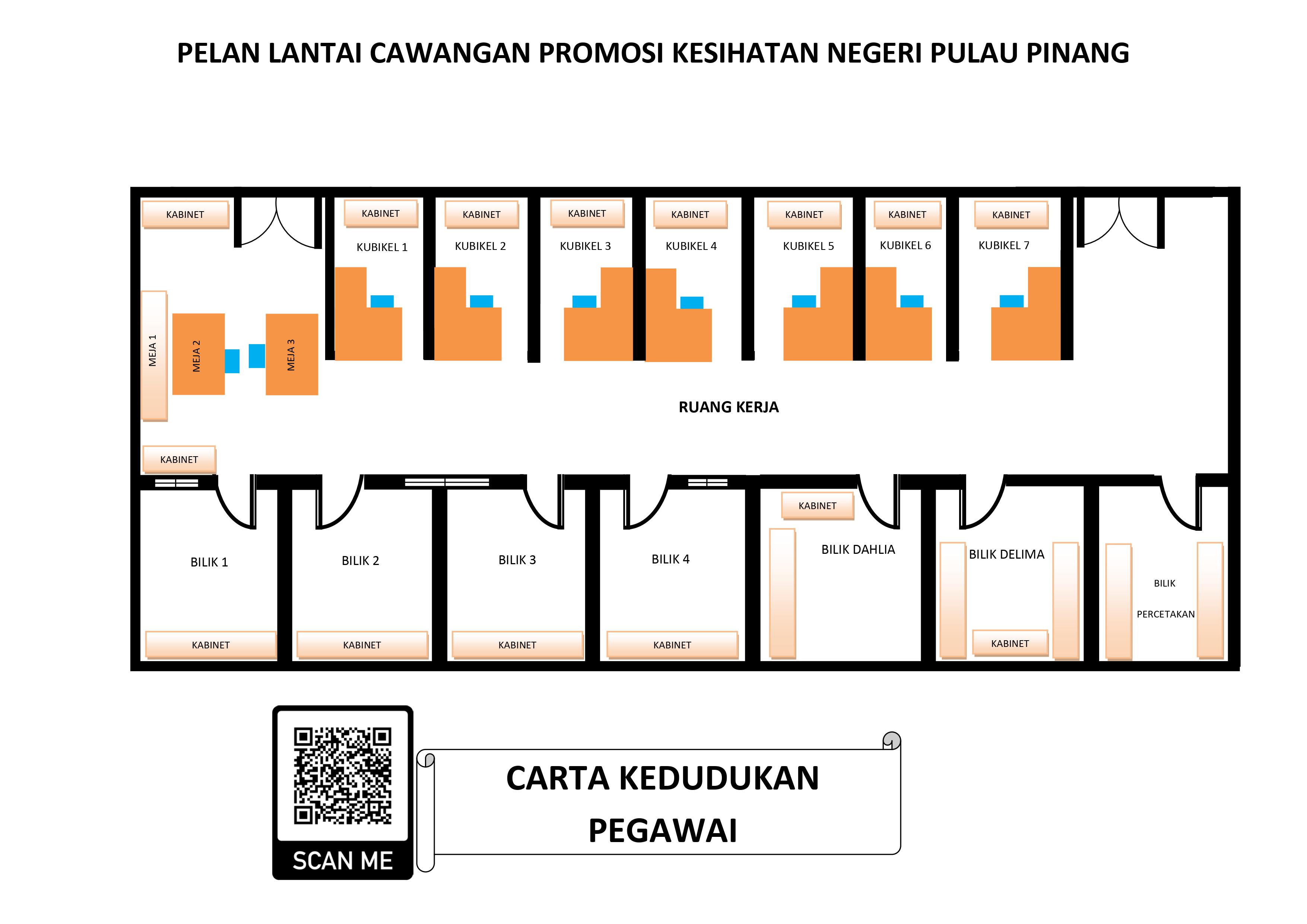 PELAN LANTAI CAWANGAN PROMOSI KESIHATAN NEGERI PULAU PINANG edit 15 jun 23