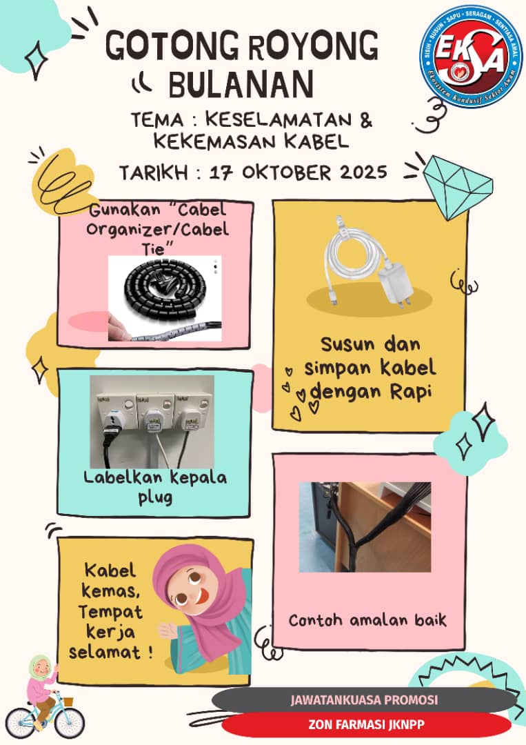 Poster Gotong Royong Bulanan Okt