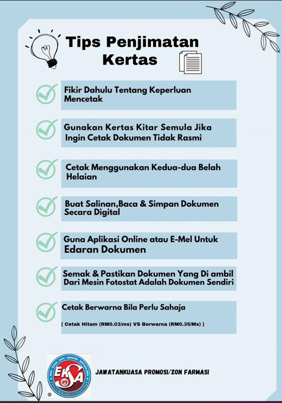 Poster Penjimatan Kertas